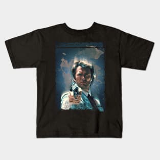 Dirty Harry vintage art Kids T-Shirt